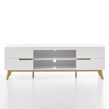 Furetton TV cabinet 169 cm white-oak