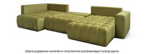 Consive U-shaped corner sofa bed (Fabric: Left 18, Side: Right)