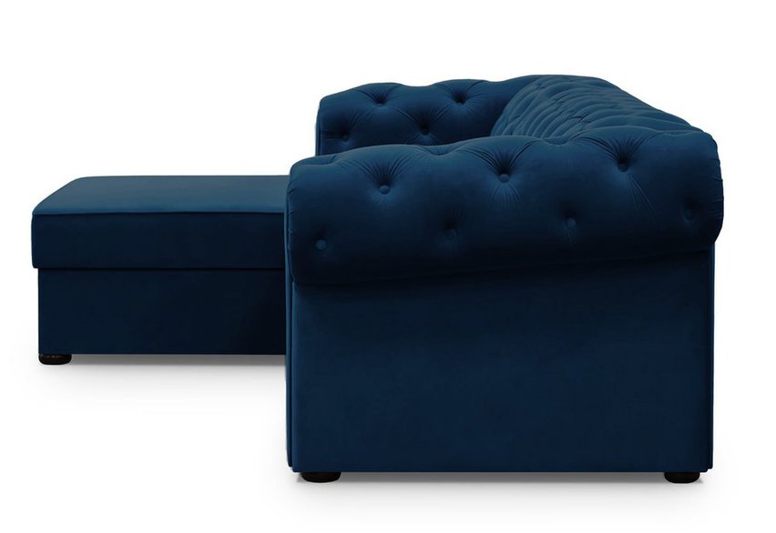 Corner sofa with sleeping function Brusce (Fabric: Kronos 09, Side: Left)