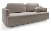 Lambina three-seater sofa with Abriamo 02 boucle container