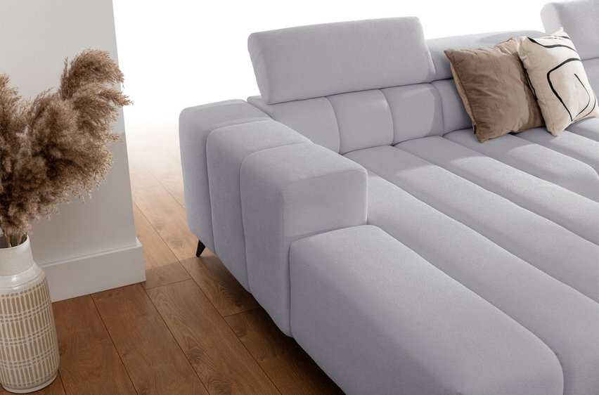 Corner sofa with sleeping function Ragussino L-shaped Sicuro 65 left-hand side