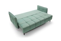 Portosello three-seater sofa bed with storage (Fabric: Castel 34, Legs: Black)