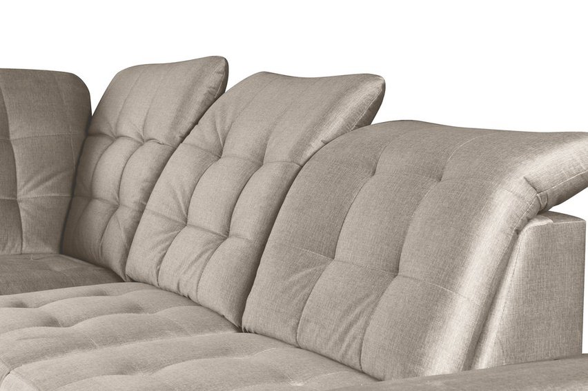 Malihini L-shaped corner sofa with sleeping function with container Element 17 velvet left-hand side