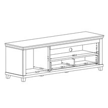 Euglia TV Cabinet 180 cm Green/Lefkas Oak 24ZRJU40 (Lighting: No)