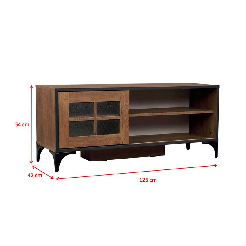 Hills TV cabinet 150 cm oak with extendable tables