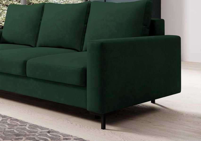 Mokpeo three-seater sofa bed with storage (Fabric: Cloud 39)