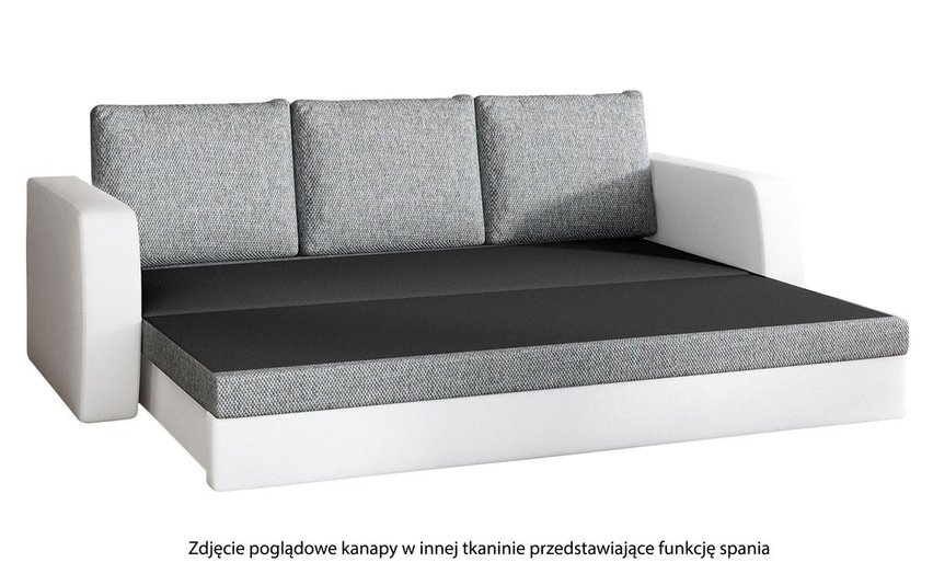 Baksemy three-seater sofa bed (Fabric: Soro 34)