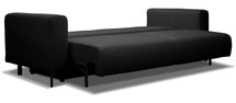 Veni three-seater sofa bed with Neve 100 bedding container, braided