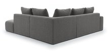 Modular corner sofa Castellina L-shaped 255 cm larger Abriamo 7 right-hand side