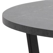 Adhafera table black diameter 110 cm