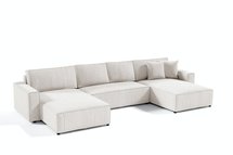 Bazzanese U corner sofa bed (Fabric: Poso 100)