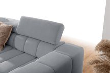 Corner sofa with sleeping function Ragussino L-shaped with side section Sicuro 70 left-hand side