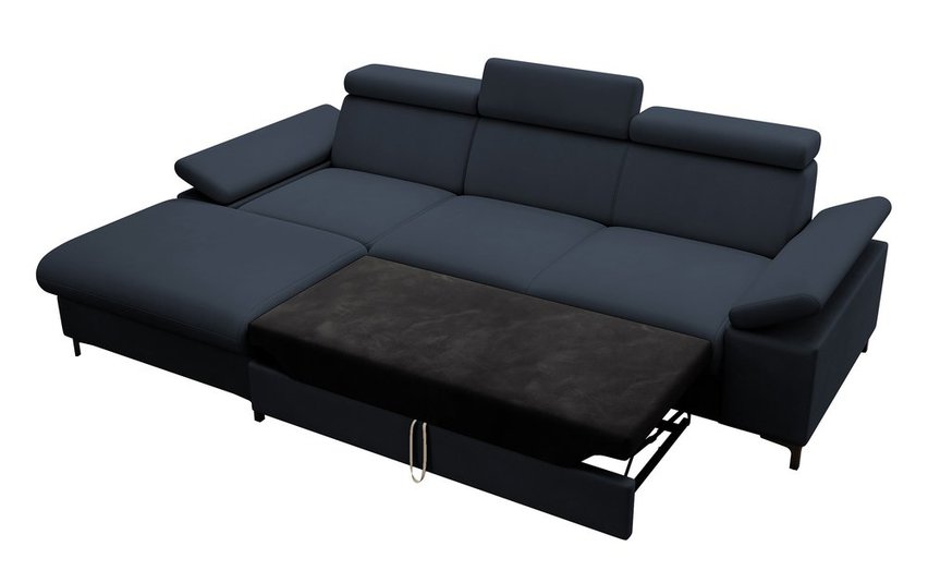 Millefolium Salvador 05 Agmamito left-sided L-shaped corner sofa with sleeping function with a container