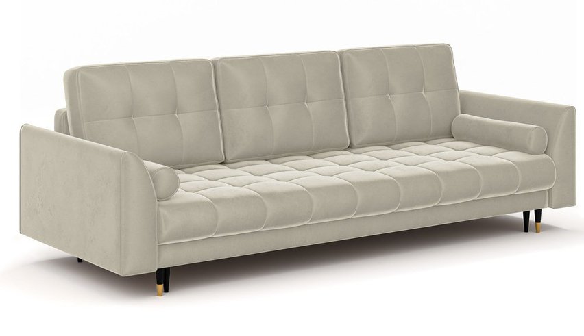 Agriano three-seater sofa bed with storage Magic Velvet 2274 velvet hydrophobic