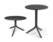 Step Nardi round garden table, 60 cm, made of certified anthracite material