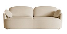 Raviolo three-seater sofa bed with Catch Me 02 boucle container