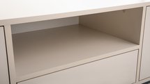 TV cabinet Kummira 160 cm sand beige