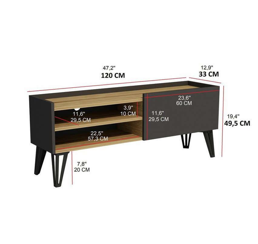 TV cabinet Wangari 120 cm