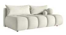 Dandelino Mini three-seater sofa with sleeping function Coral 15 boucle