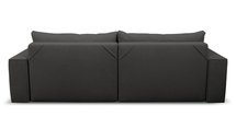 Netlan Aragon 97 three-seater sofa with storage in hydrophobic fabric, silver legs