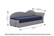 Adel sofa bed (Alova 36/ Alova 10, Right)