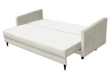 Balabay sofa, three-seater, with storage, black legs (Fabric: Trinity 01)