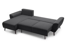 Moon corner sofa bed (Fabric: Monolith 92, Side: Left)