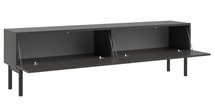 Nolie TV Cabinet 175 cm Standing Ash Portland Black