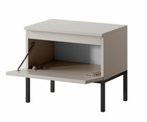 Bemmi Beige bedside table