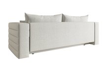 Lilla Abriamo 04 three-seater sofa with a boucle container, black legs