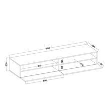 Rednaw TV cabinet 180 cm