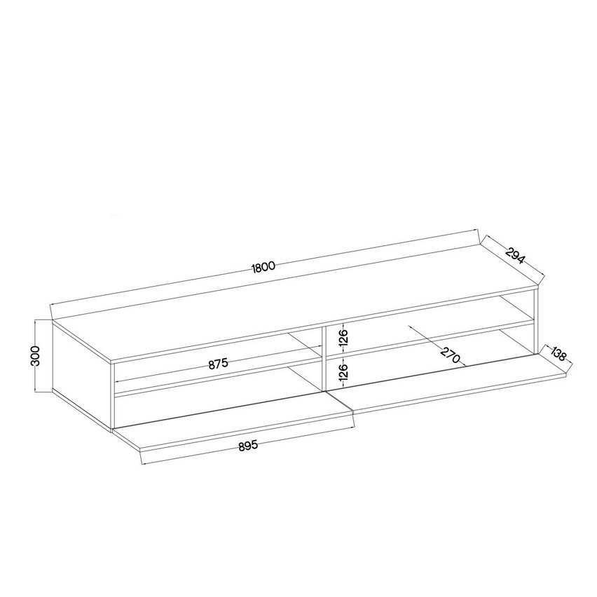 Rednaw TV cabinet 180 cm