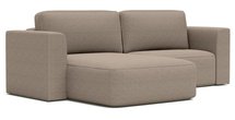 Sarrabi L-shaped left-hand corner sofa with sleeping function Imagine me 04 hydrophobic chenille