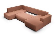 Corner sofa with sleeping function Lummi U-shaped Aragon 56 right-hand side