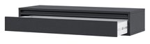 Evo console with hanging drawer, 90 cm, black