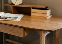 Skility wooden desk 120x60 cm, natural oak