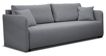 Anvio three-seater sofa bed with bedding container Neve 85 braided