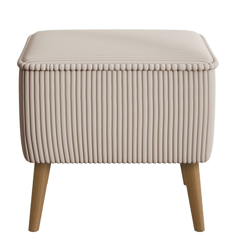 Vence Lincoln 01 footstool, beech legs