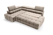 Torazo corner sofa bed with storage (Fabric: Element 06, Side: Left)