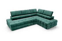 Torazo corner sofa bed with storage (Fabric: Element 20, Side: Right)