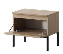 Bemmi Oak Linberg bedside table