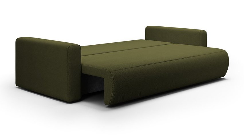 Ajwar three-seater sofa with Curio 39 container, hydrophobic chenille