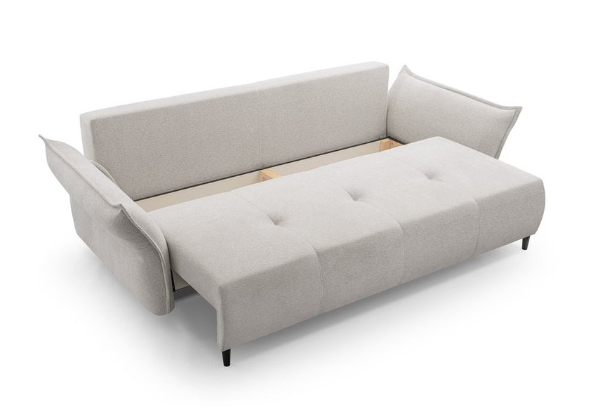 Caballo three-seater sofa bed with storage (Fabric: Raven 06)