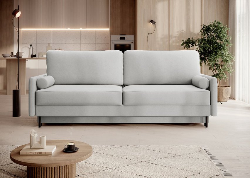 Tomonde three-seater sofa with storage space