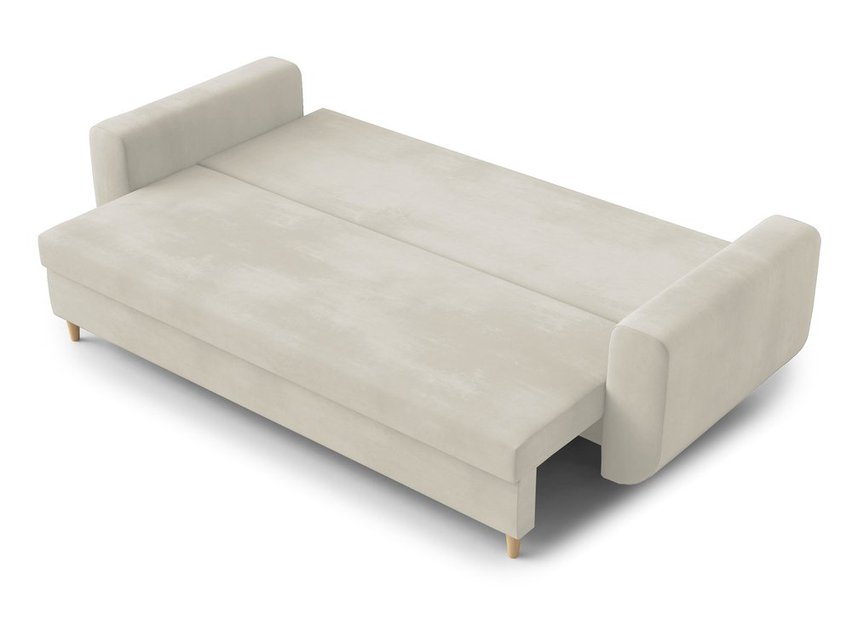 Chesby sofa bed with storage Paros 01 velour