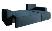 Copertino L-shaped corner sofa with sleeping function with Element 24 universal container