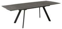 Canothe dining table extendable ceramic black top 160(240)x97x75 cm