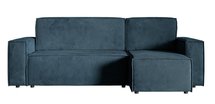 Copertino L-shaped corner sofa with sleeping function with Element 24 universal container