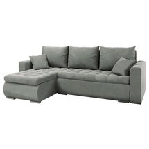 Corner sofa with sleeping function Derkan L (Fabric: Magic Velvet 2217)