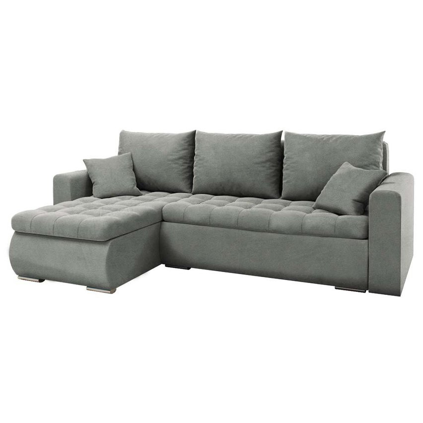 Corner sofa with sleeping function Derkan L (Fabric: Magic Velvet 2217)